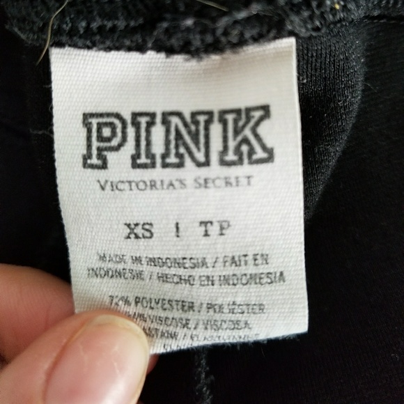 Pink Black Leggings - Picture 2 of 2